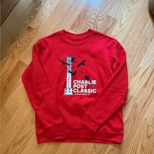 Red Crewneck Sweatshirt